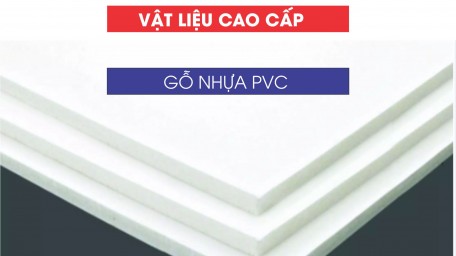 Ưng dụng vật liệu gỗ nhựa PVC