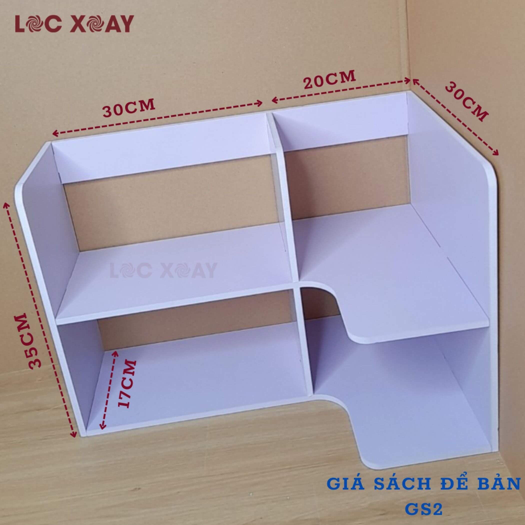 Giá kệ hộc sách để bàn mẩu 2