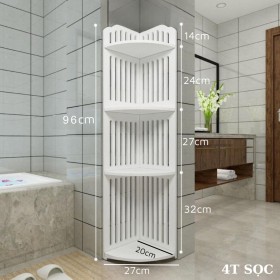 Kệ Góc Tường 4 Tầng Họa Tiết Nan